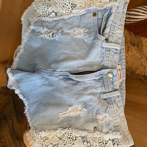 Blu-Pepper Vintage Shorts